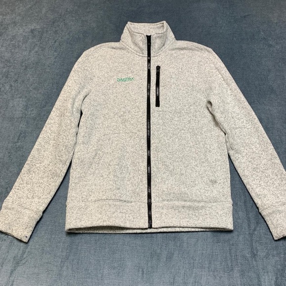 Banana Republic Other - Banana Republic Jacket Mens S Gray Dasera Marled Fleece Fuzzy and Cozy Mock Neck